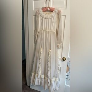 Vintage 1974 Dress Yards of Fabric